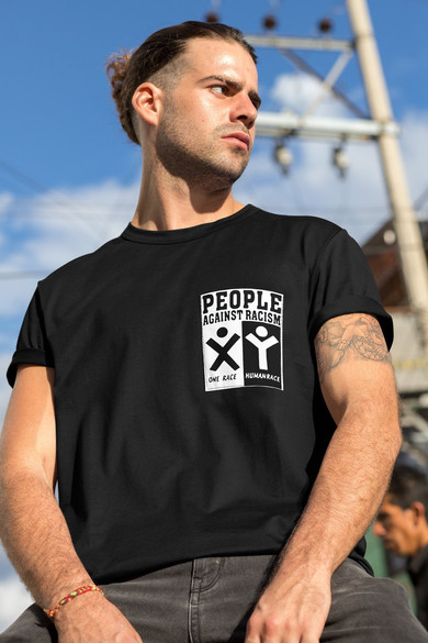 Koszulka z kieszonką People Against Racism