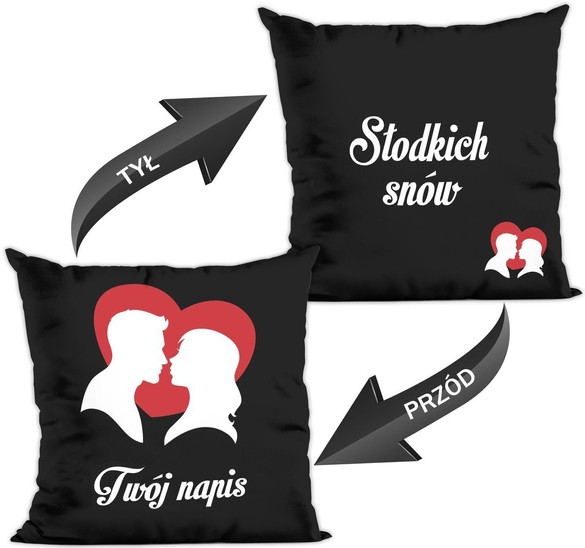 Poduszka na Walentynki DODAJ NAPIS