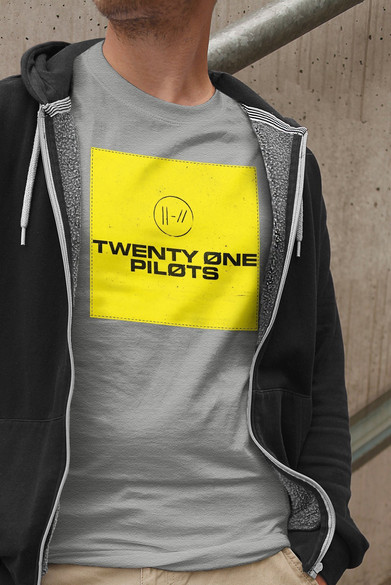 Koszulka z naszywką Twenty One Pilots 01