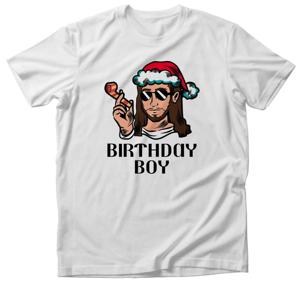 Koszulka świąteczna Jezus birthday boy