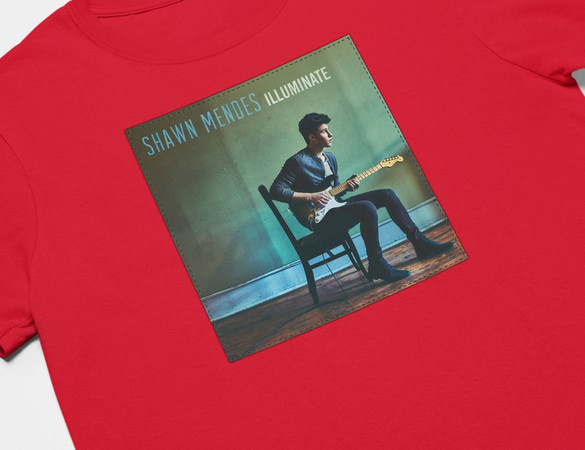 Koszulka z naszywką Shawn Mendes 06