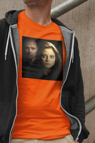 Koszulka z naszywką Milczenie owiec 01