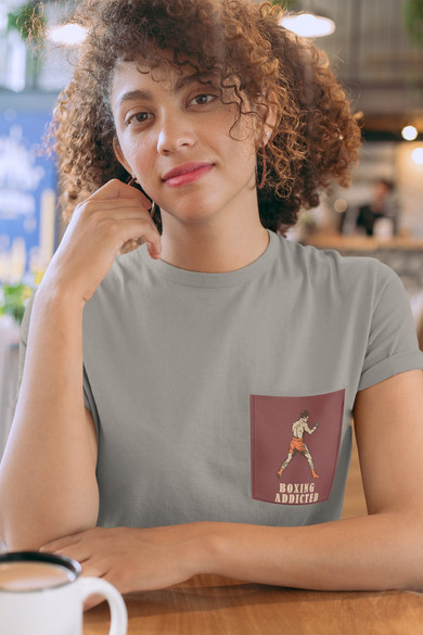 Koszulka z kieszonką BOKSER BOXING ADDICTED