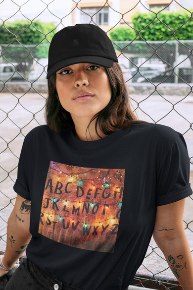 Koszulka z naszywką Stranger Things ABC