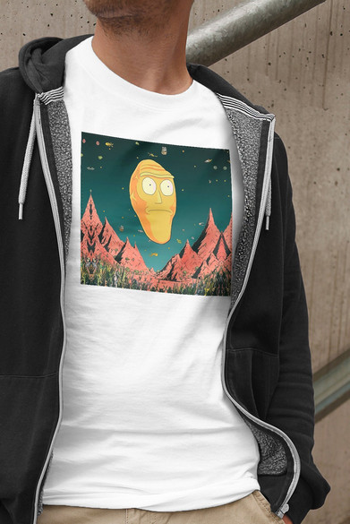 Koszulka z naszywką Rick and Morty 05