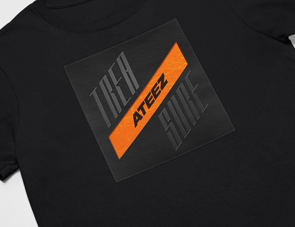 Koszulka z naszywką ATEEZ  Treasure