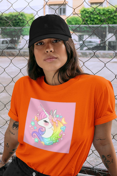 Koszulka z naszywką Unicorne 04