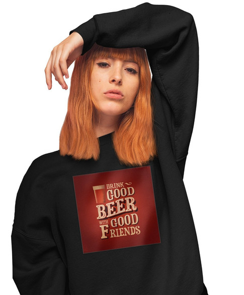 Bluza z naszywką Drink Good Beer...