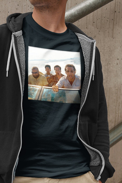 Koszulka z naszywką Kac Vegas squad 01