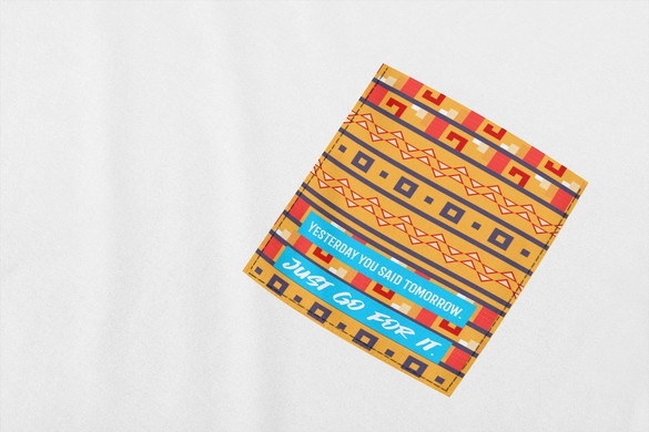 Koszulka z kieszonką JUST GO FOR IT. 02