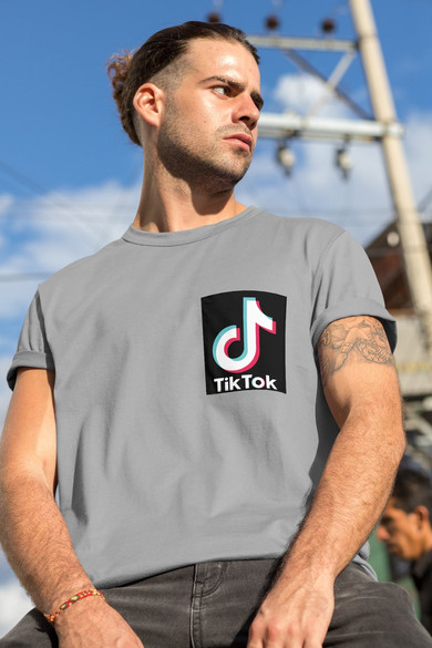 Koszulka z kieszonką TikTok