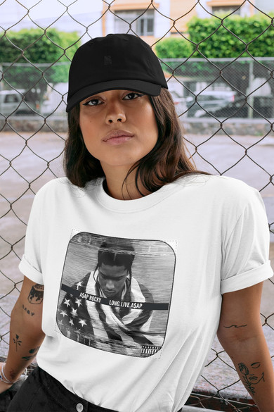 Koszulka z naszywką Asap Rocky Long.Live.