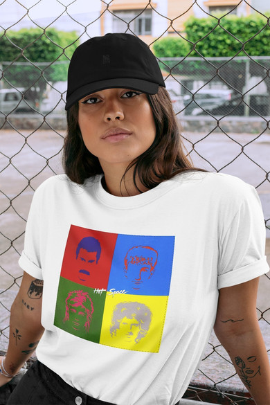 Koszulka z naszywką Queen Hot Space 01