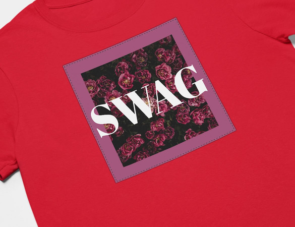 Koszulka z naszywką SWAG