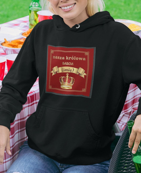 Bluza z naszywką Dzień Babci + IMIĘ