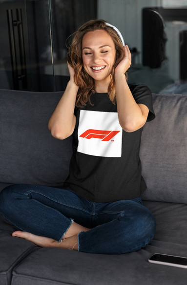 Bluzka damska z naszywką F1 log