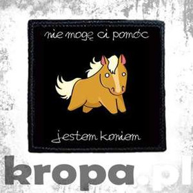 Naszywka NIE MOGE CI POMÓC