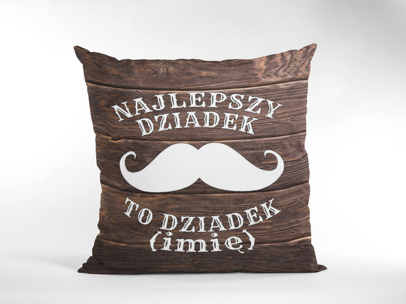 Poduszka na Dzień Dziadka. Magnes i Imię GRATIS!