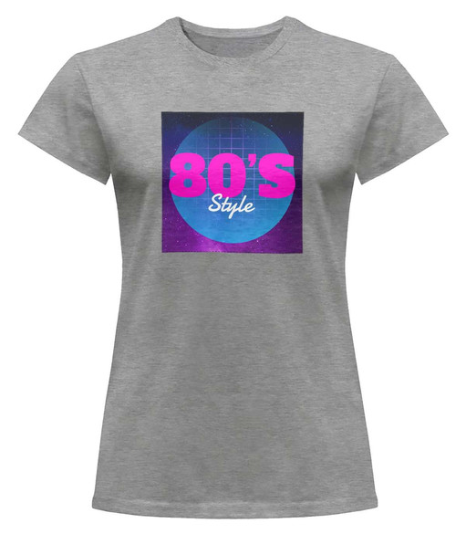 Bluzka damska z naszywką 80's Style