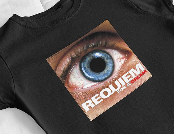 Bluzka damska z naszywką Requiem for a dream 01
