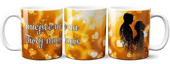 Kubek na Walentynki DODAJ NAPIS!