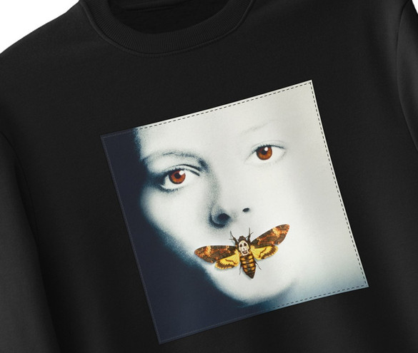 Bluza z naszywką Milczenie owiec plakat