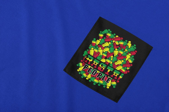 Koszulka z kieszonką RASTA PE0PLE