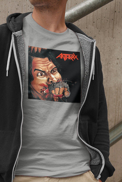 Koszulka z naszywką Anthrax Fistful of..