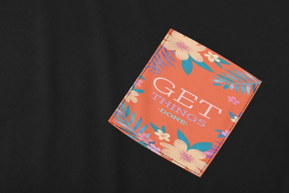 Koszulka z kieszonką GET THINGS