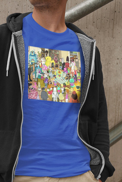 Koszulka z naszywką Rick and Morty 02