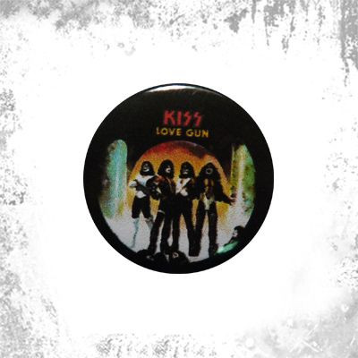 Przypinka KISS - LOVE GUN