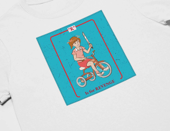Koszulka z naszywką Is for revenge