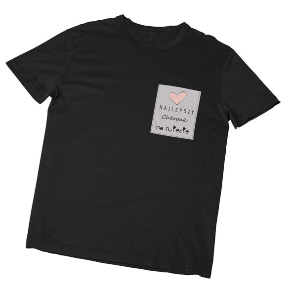 Koszulka z kieszonką NAJLEPSZY CHŁOPAK