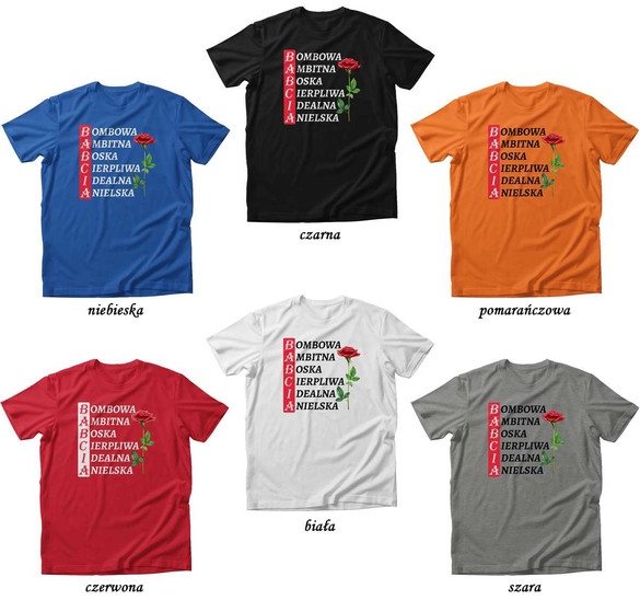 Koszulka na Dzień Babci Prezent dla kochanej babci