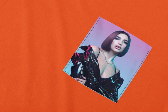 Koszulka z kieszonką DUA LIPA