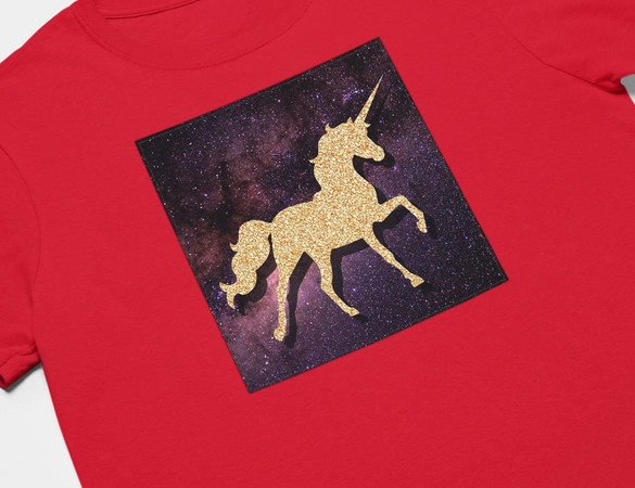 Koszulka z naszywką Unicorne 03