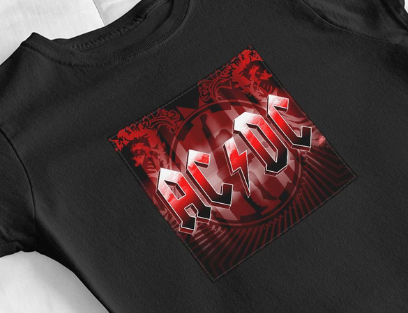 Bluzka damska z naszywką AC/DC Black Ice