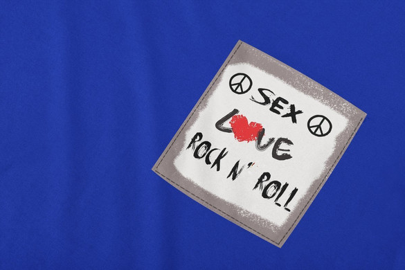 Koszulka z kieszonką SEX LOVE N' ROCK ROLL