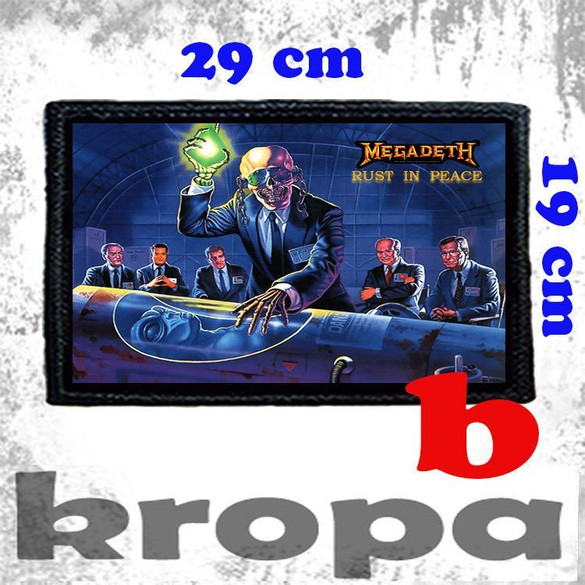 Naszywka duża na ubranie MEGADETH
