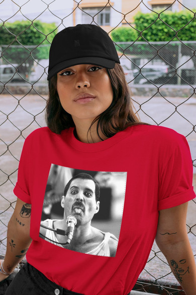 Koszulka z naszywką Queen Freddie Mercury 1