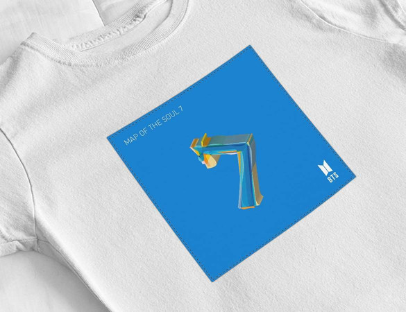 Bluzka damska z naszywką BTS Map of the Soul 7