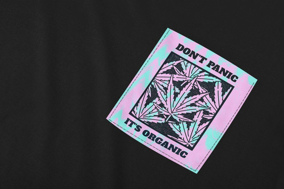 Koszulka z kieszonką DONT PANIC ITS ...