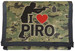 Portfel dla strzelca I LOVE PIRO