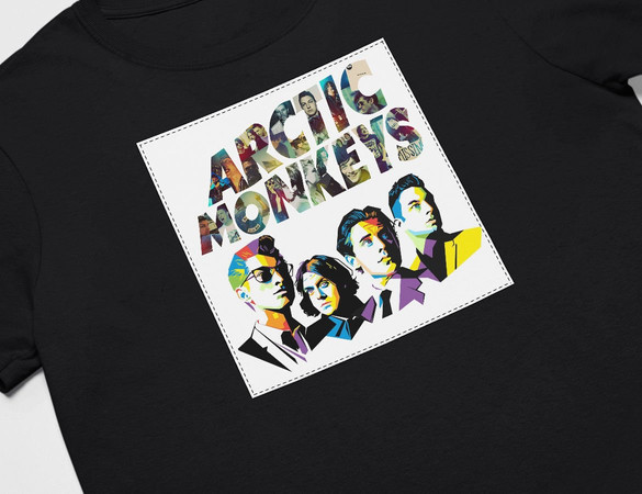 Koszulka z naszywką Arctic Monkeys 01