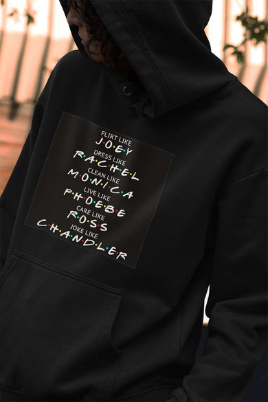 Bluza z naszywką Friends act like