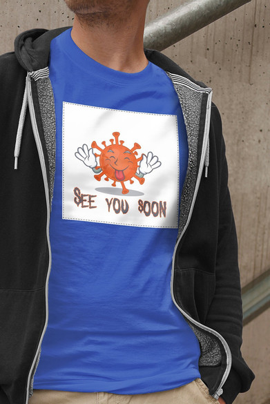 Koszulka z naszywką See You Soon