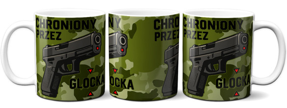 Kubek dla strzelca Chroniony przez GLOCKA