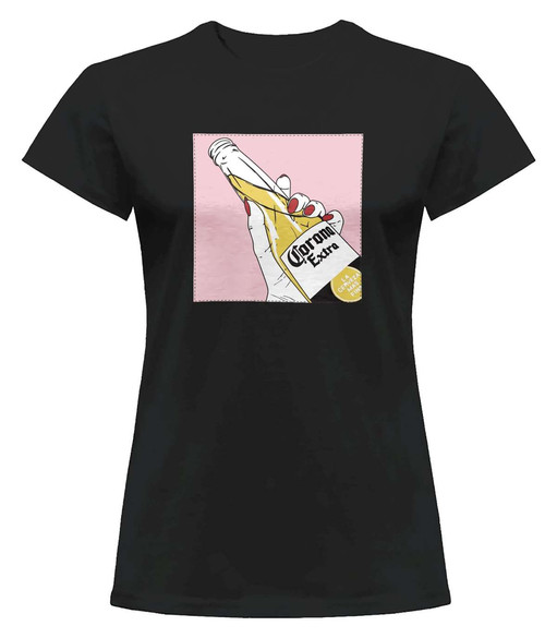 Bluzka damska z naszywką CORONA Extra