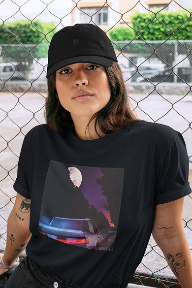 Koszulka z naszywką Mercedes at night