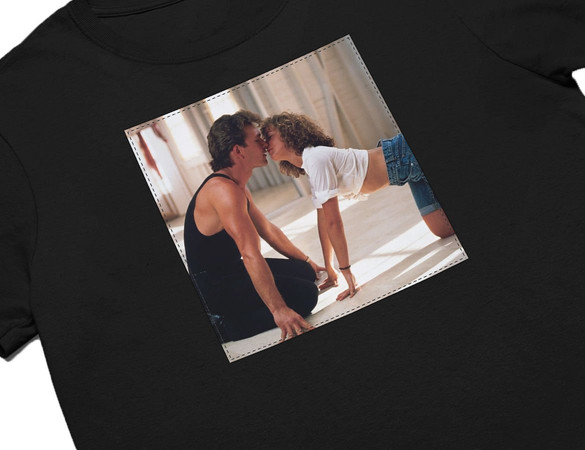 Koszulka z naszywką Dirty Dancing Kiss